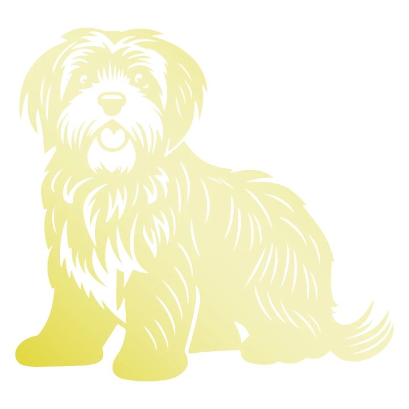 Havanese Hund Silhouette