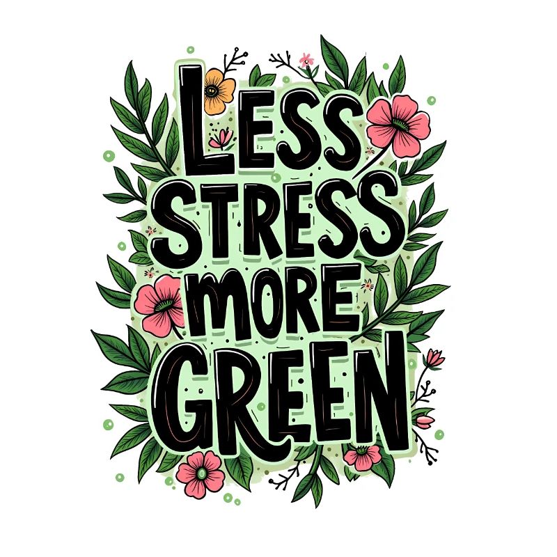 MOINS DE STRESS, PLUS DE VERT