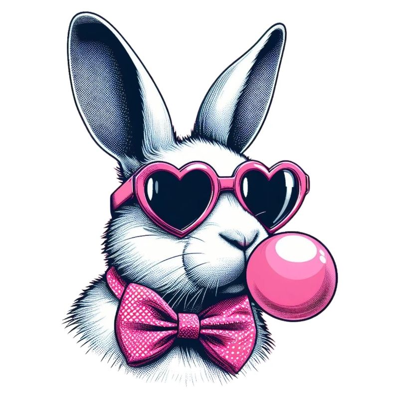 SSW31 Lapin avec chewing-gum