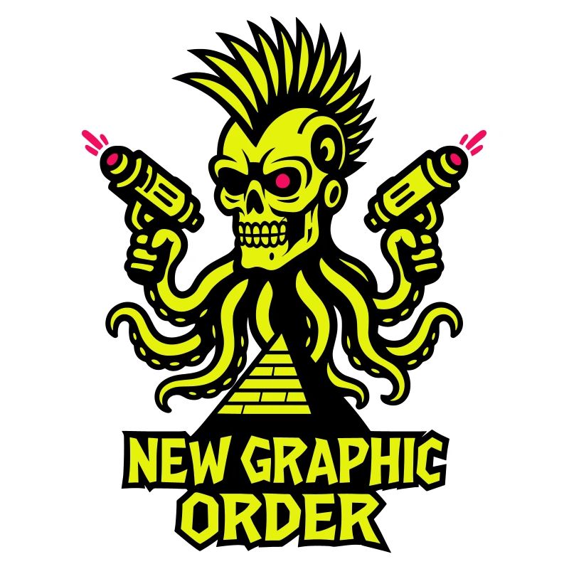 NGO Skull Punk yellow