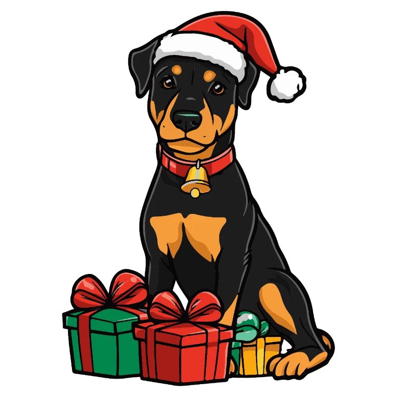 Cadeaux de Noël pour chiens doberman