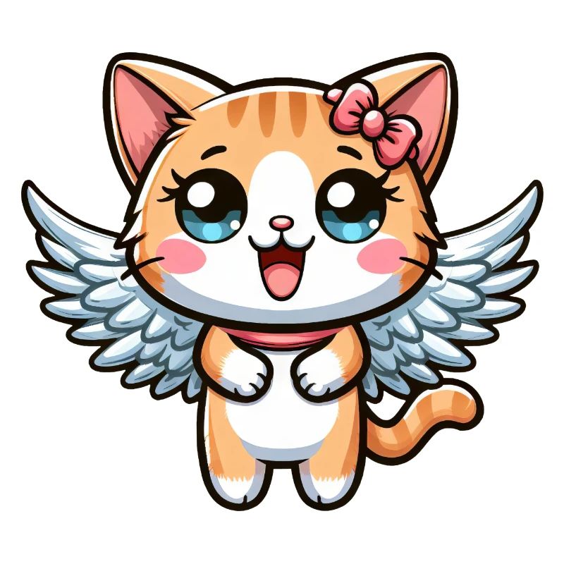 Cute Cat Angel Comic