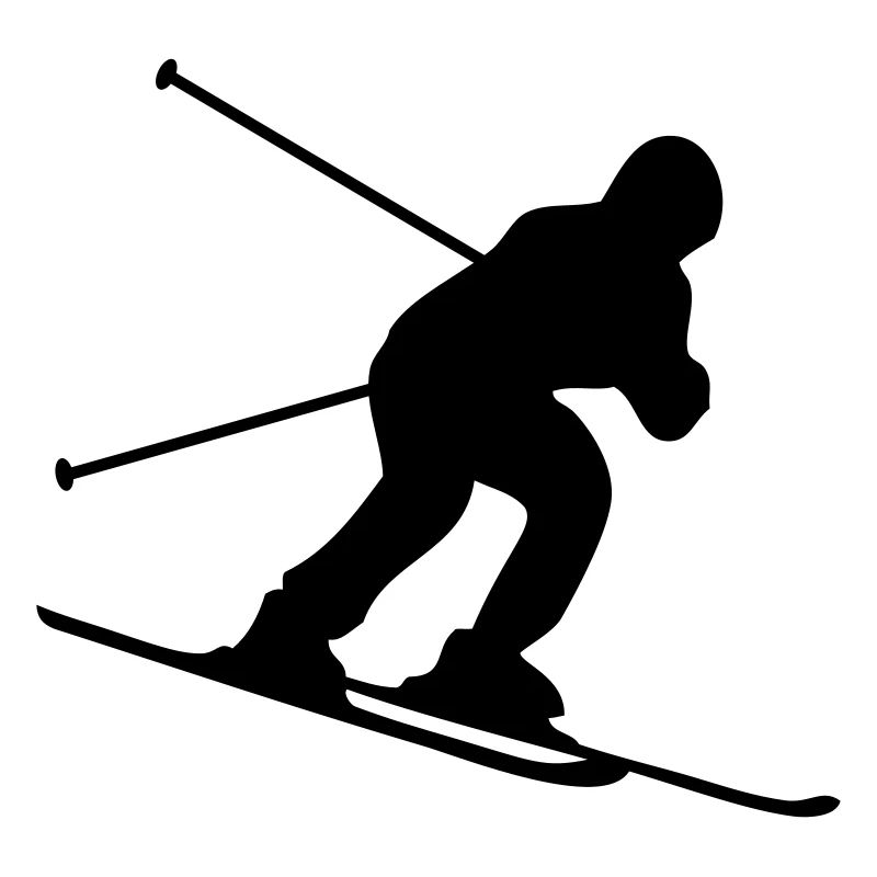 skiing downhill