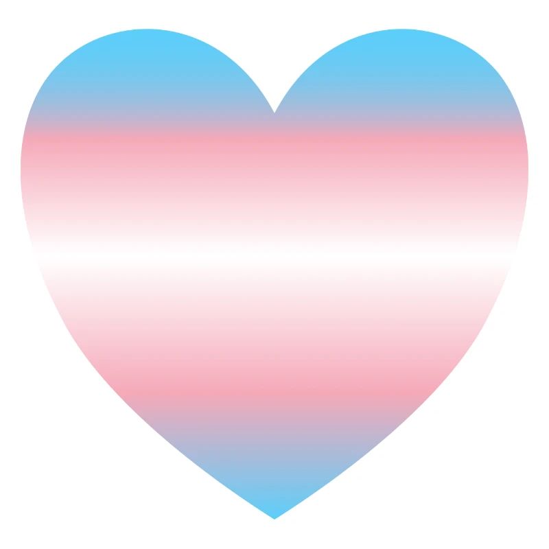 Subtiles Transgender-Pride-Herz