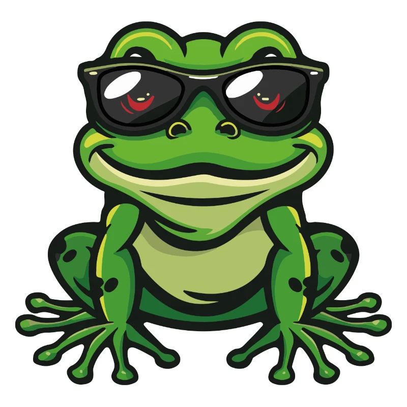 Frosch Comic Cool