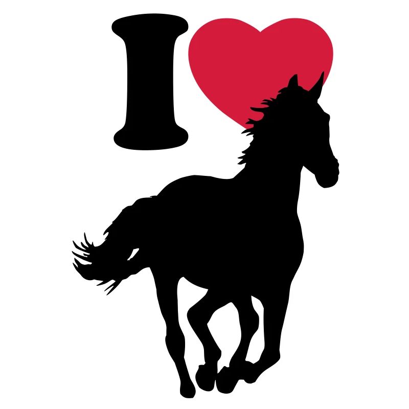I love horses - Ich liebe Pferde