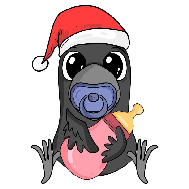 Noël Bébé Corbeau