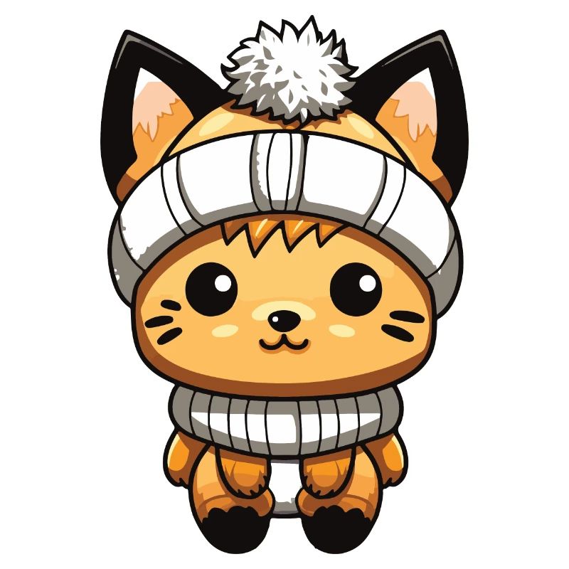 Fox Winter Animal Baby Comic