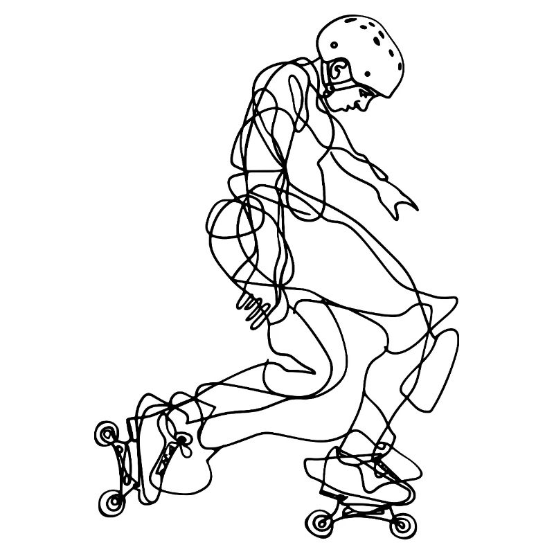 Roller Skater Drawing
