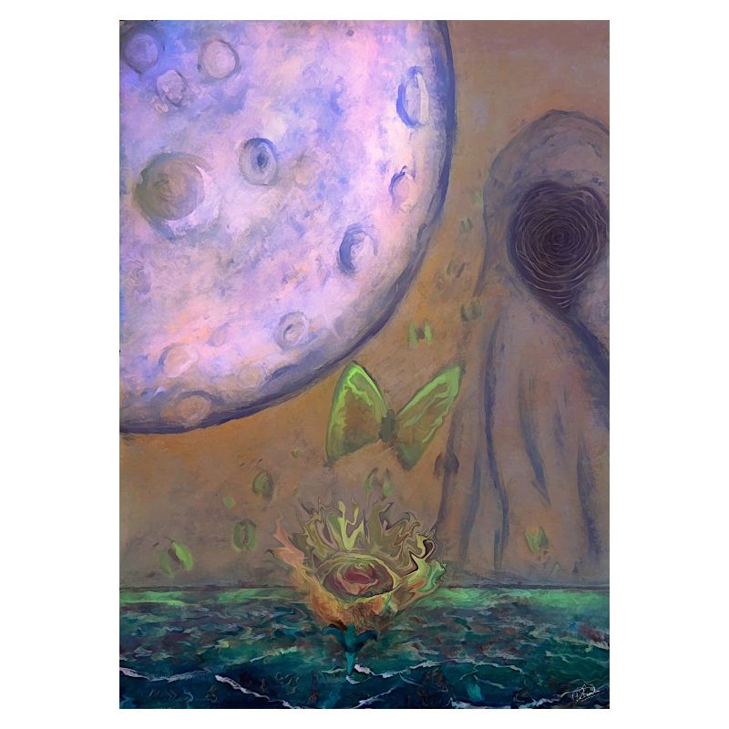 Celestial Dreamscape Illustration