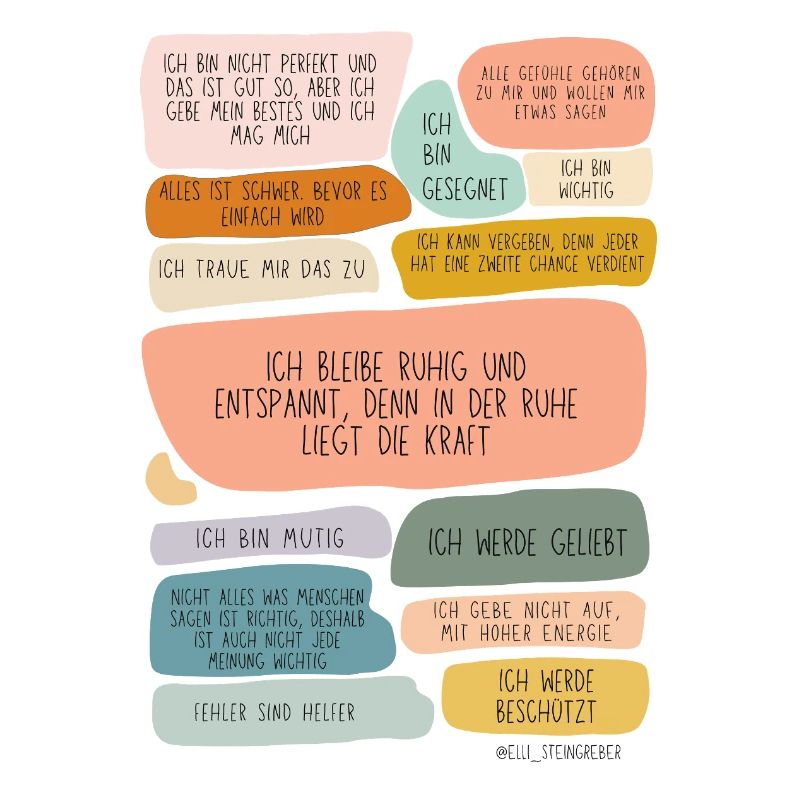 Learning phrases and affirmations for children