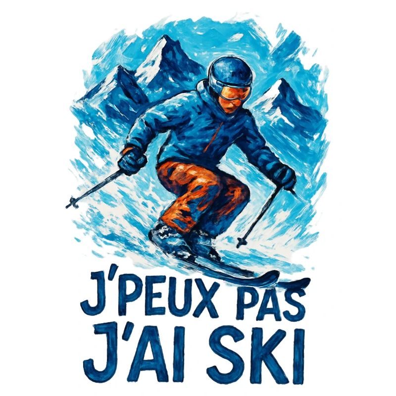 I can't I ski