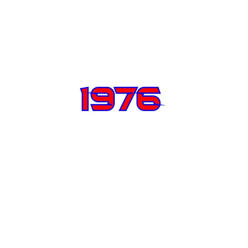 1976 Retro Neon-Glitch