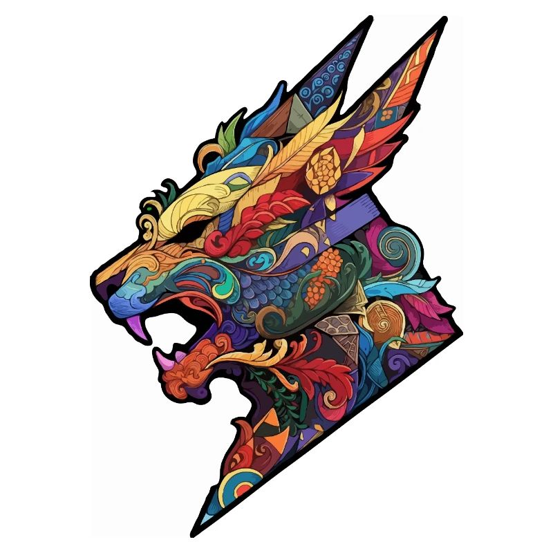 Kaleidoscopic Dragon: Folklore Fire