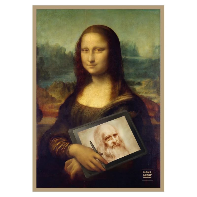 Mélange de sketches de tablette Mona Lisa