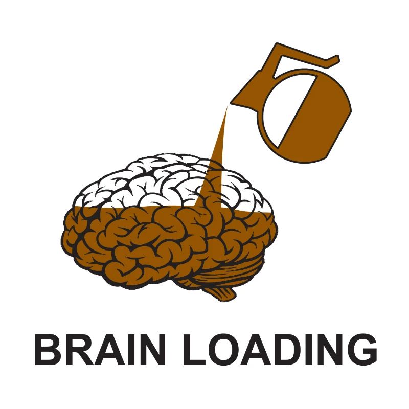 Brain loading by coffee