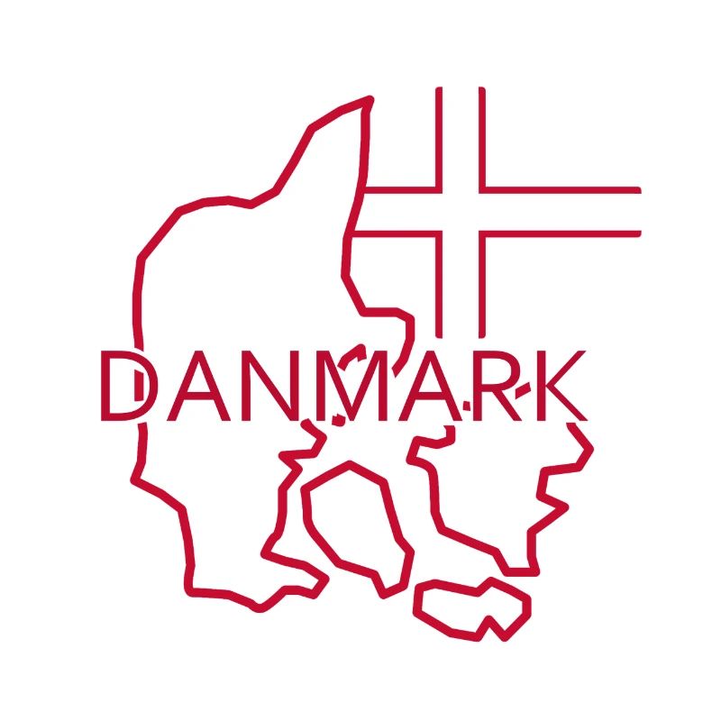 Carte du Danemark