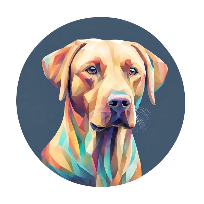 Beau chien Labrador, dans de belles couleurs