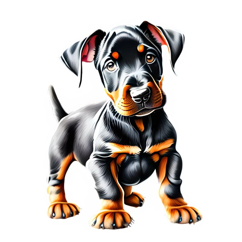 Chien doberman Chiot Doberman dresseur de doberman