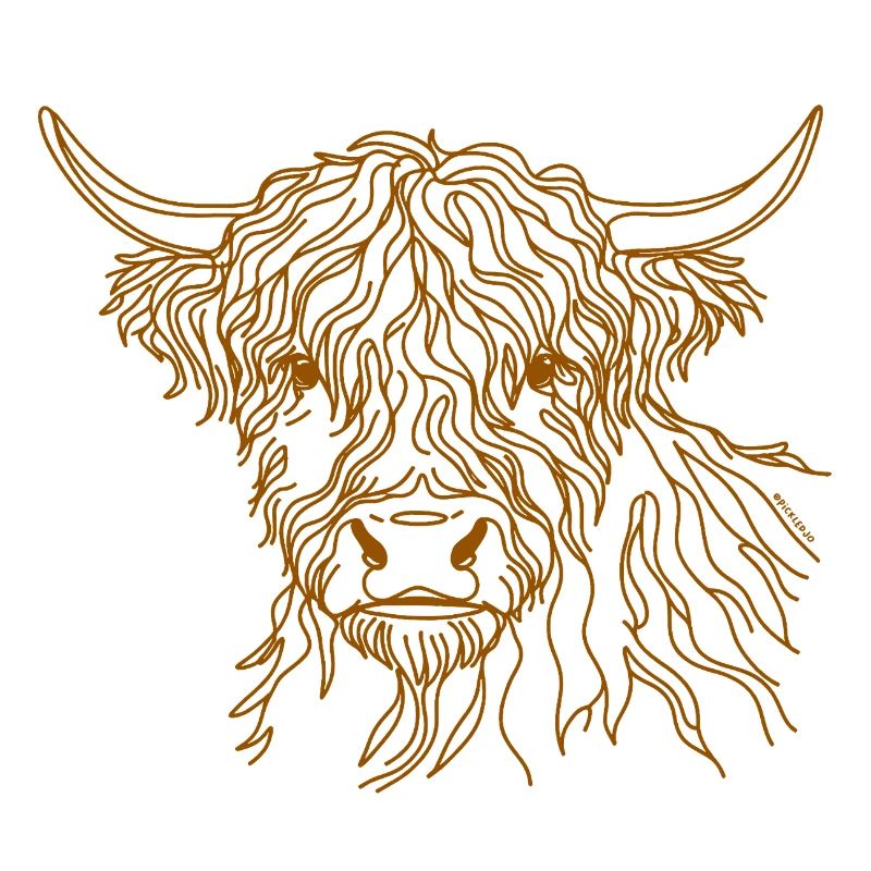 Hairy Cow Doodle