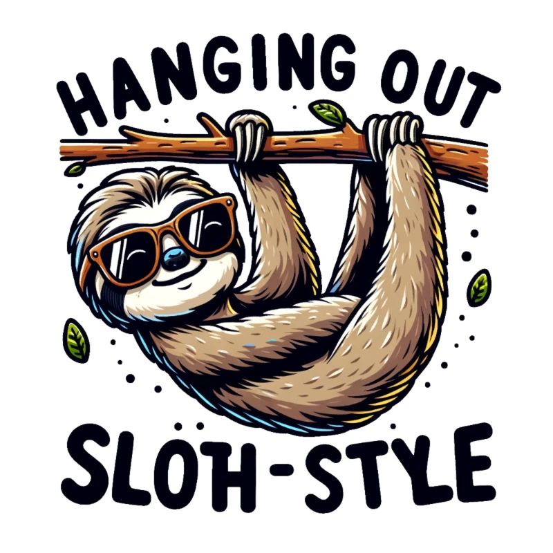 Hanging out Sloth style