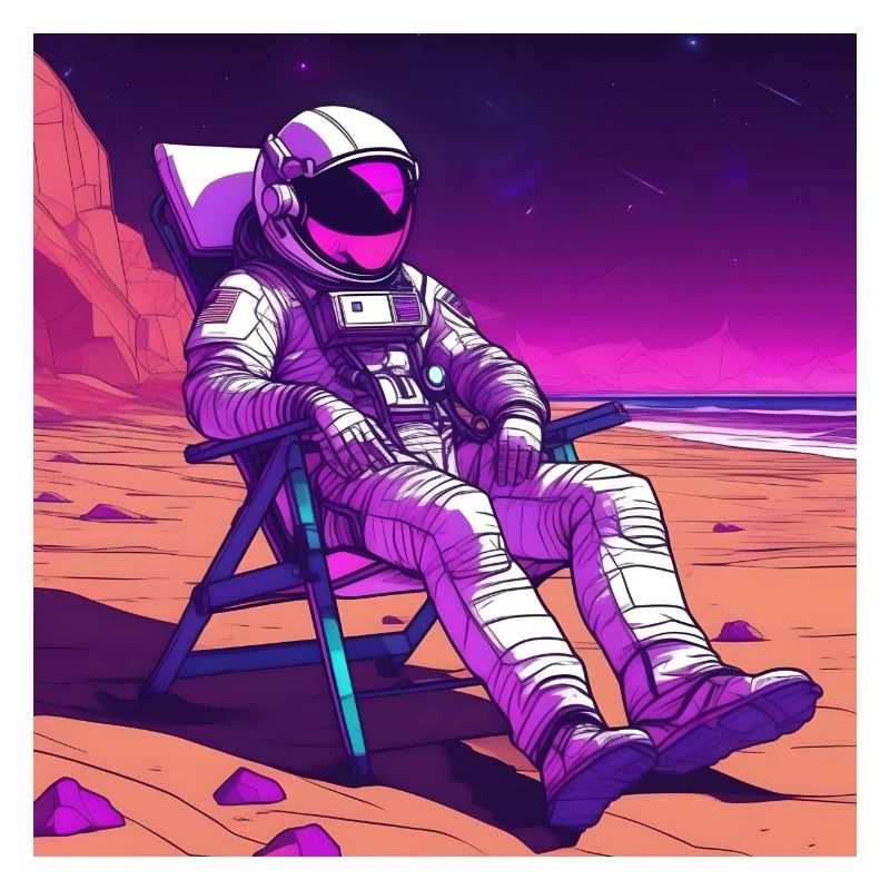Astronaut auf Mars
