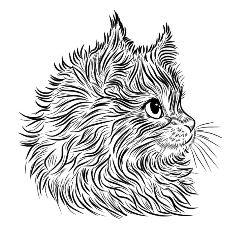 Katze lineart