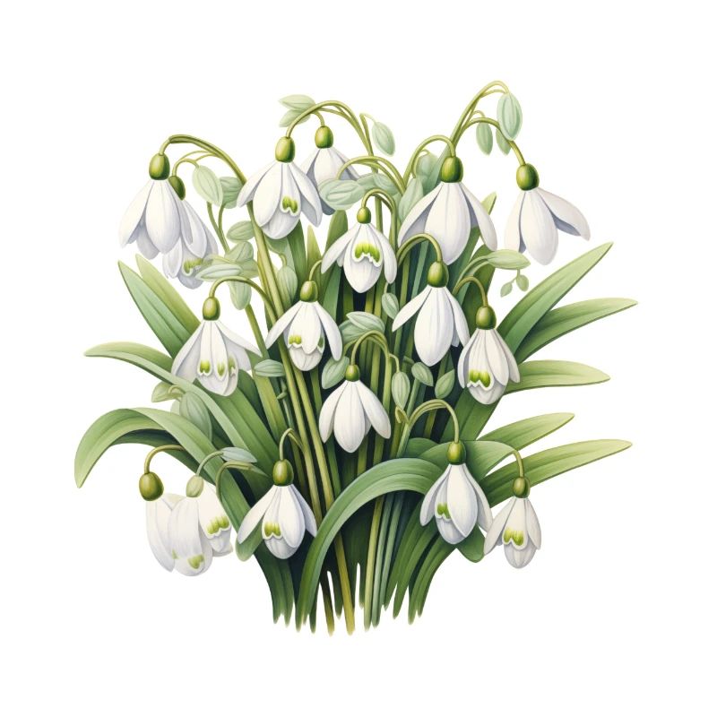 Bouquet de perce-neige
