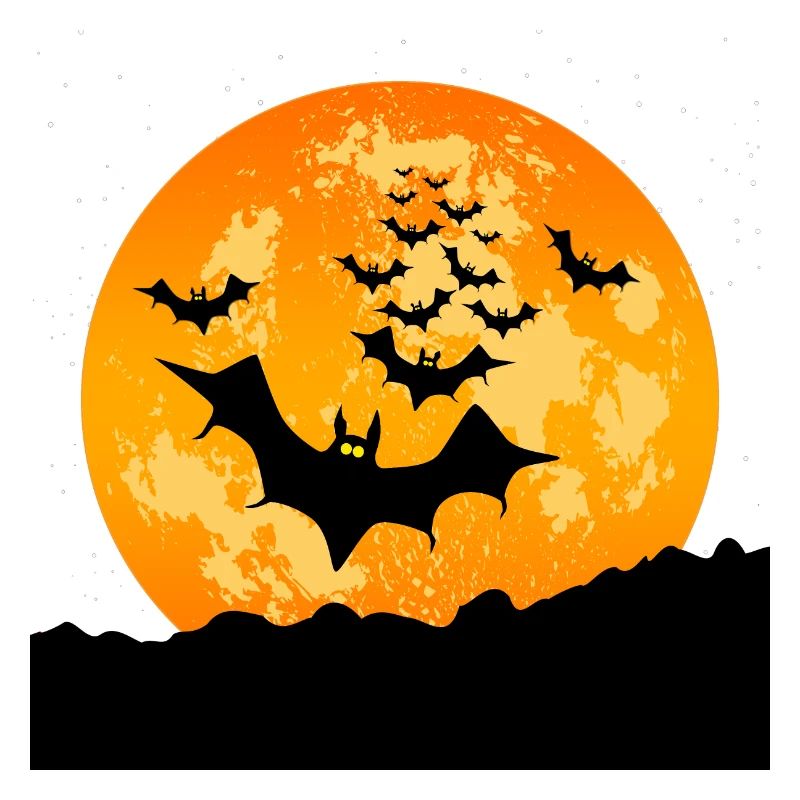Halloween fliegende Fledermäuse