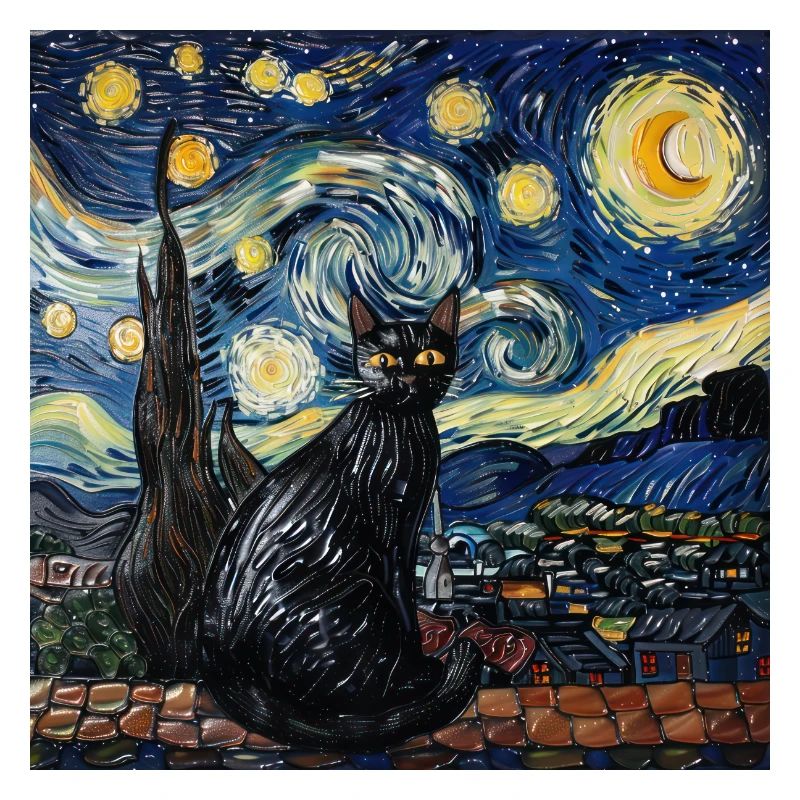Chat, Motif De Chat