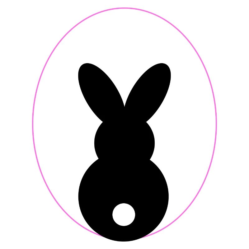 Hase in Eischlicht Schatten