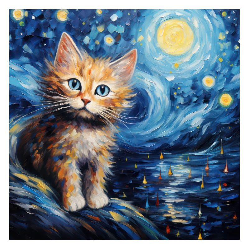 Chat, motif chat, cadeau