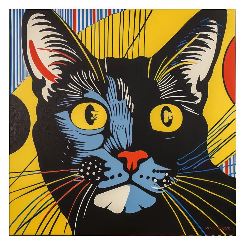 Chat, motif de chat, bande dessinée