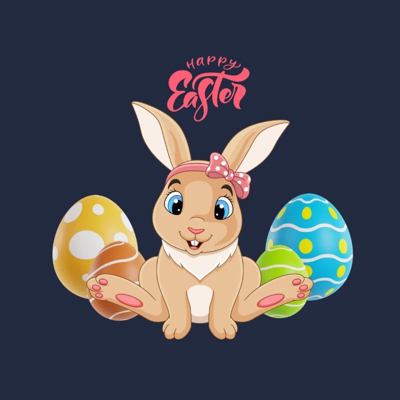 Happy Easter Bunny Egg