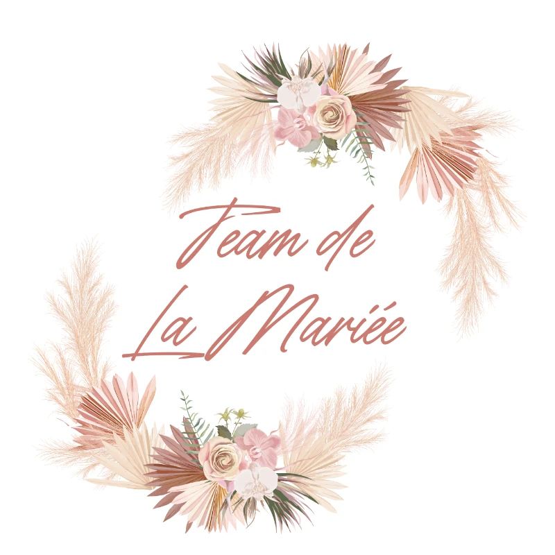 Team de La mariée floral-idée cadeau Evjf