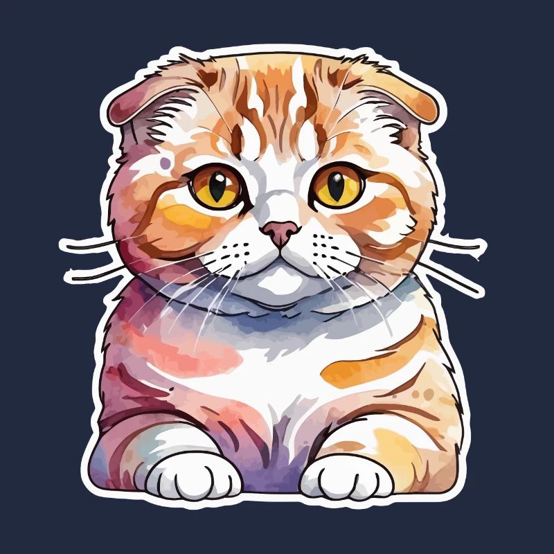 Scottish Fold Scottish Fold-Eared Cat