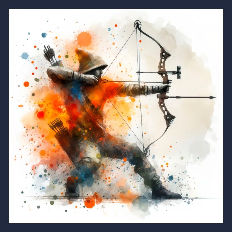 Archer aquarelle