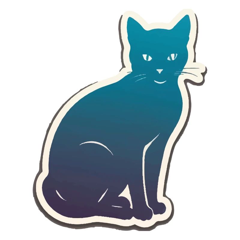 Silhouette de chat