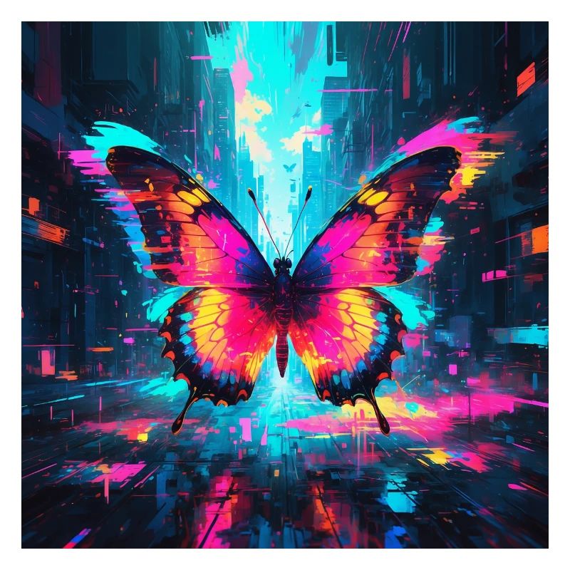 Papillon Néon