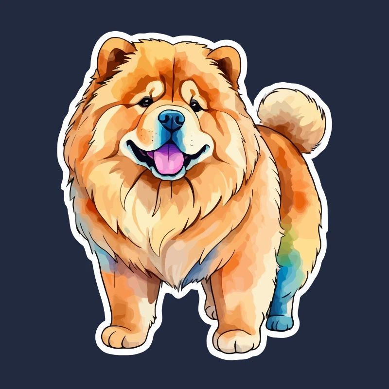 Chow Chow Watercolors