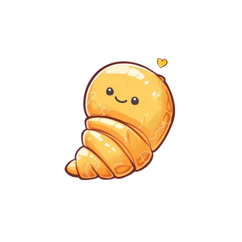 Dessin animé pâtissier mignon