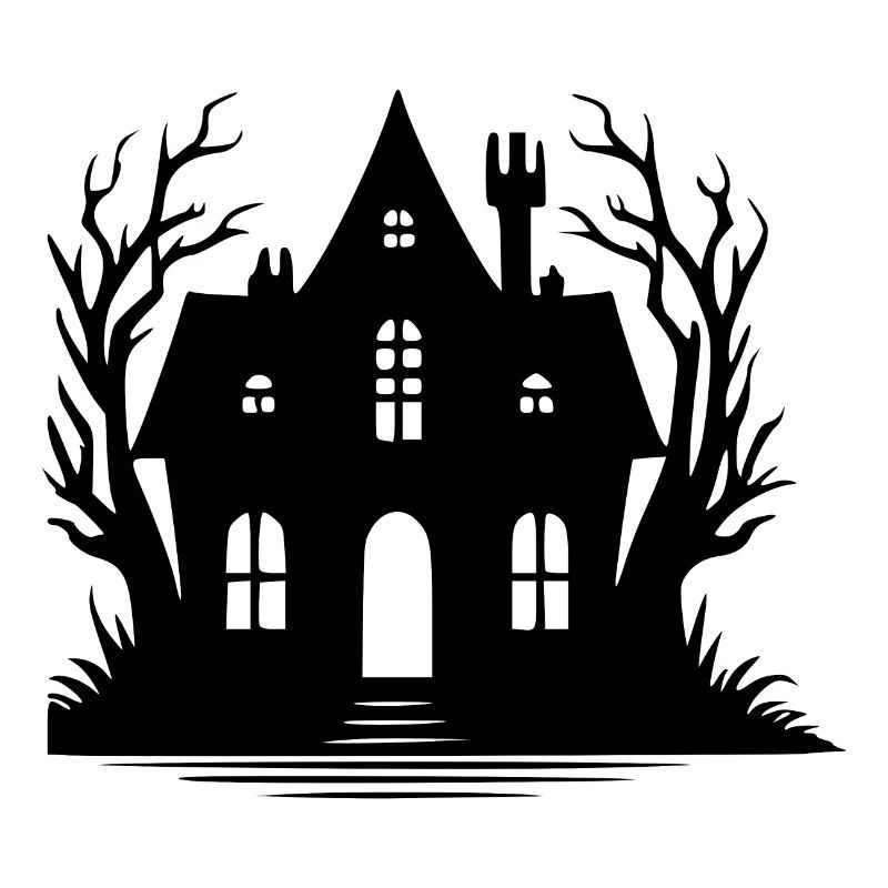 Étrange maison hantée d’Halloween