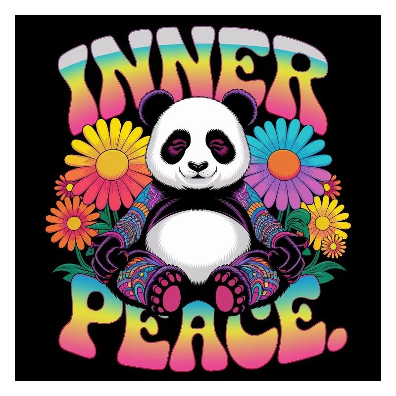 Inner Peace Meditating Panda