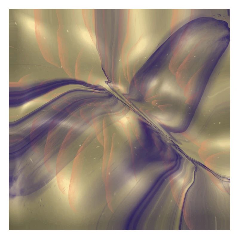 Blue pattern on gold!