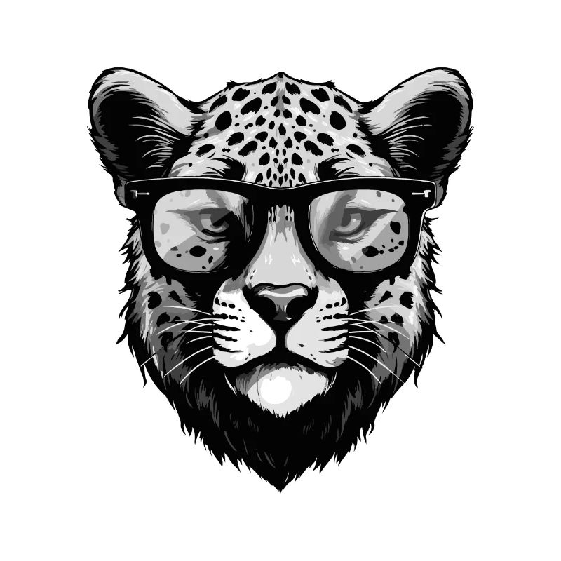 Guépard Hipster Cool Party