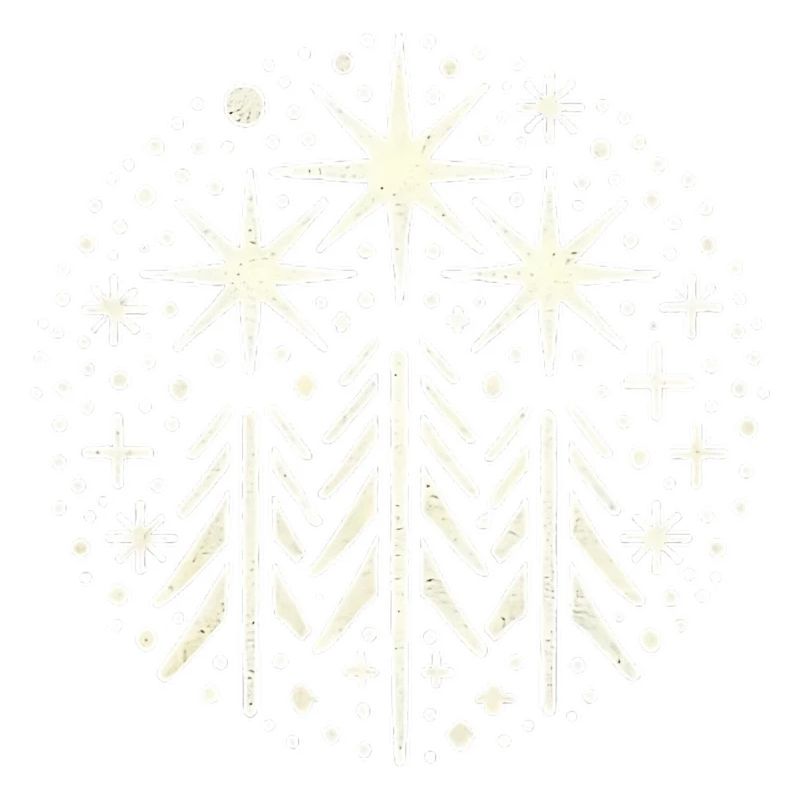 Ein einfaches Weihnachtssymbol