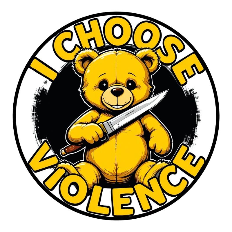 i choose violence teddy