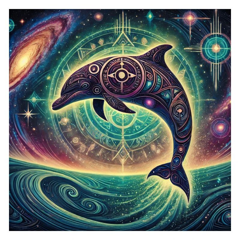 Krafttier Delphin
