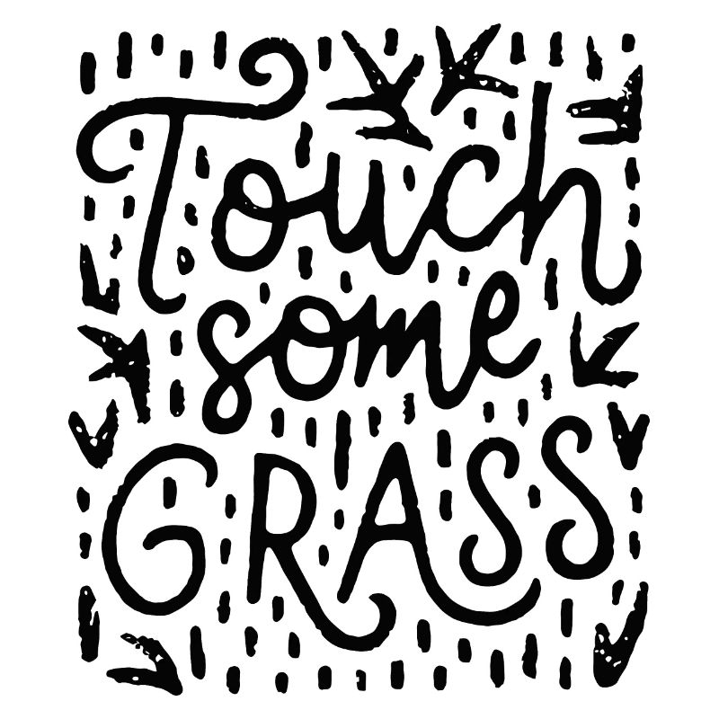 Touch some grass grounding earthing