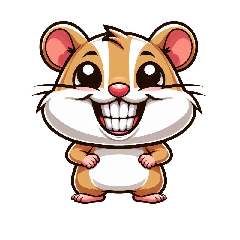 Mignon hamster cochon d’Inde bande dessinée drôle